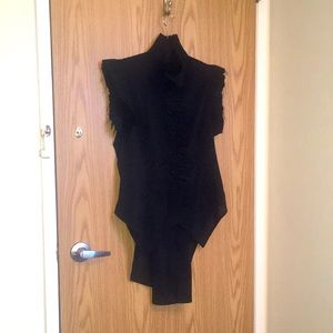 Unique Blacklist sleeveless blouse with corset back.